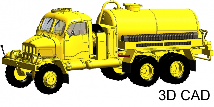 Praga V3S FEK yellow
