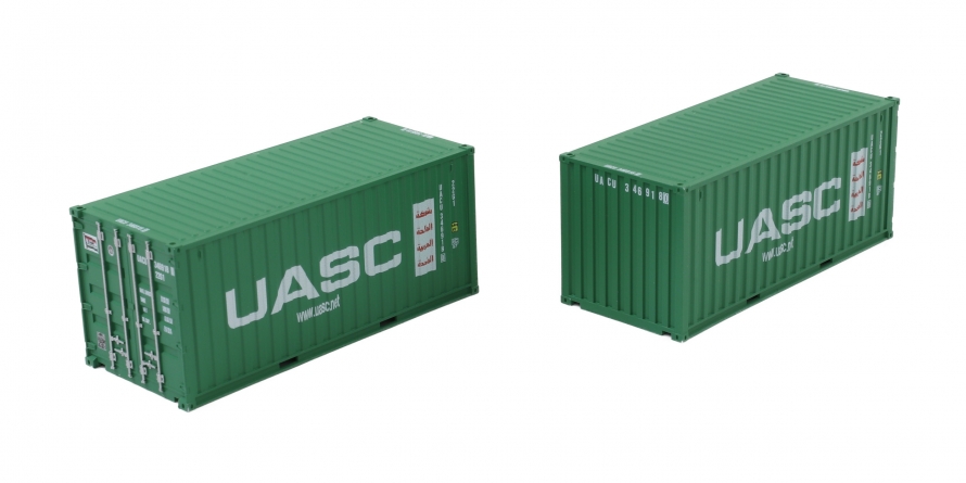 2-dílný set Container 20‘ UASC - Low Cube
