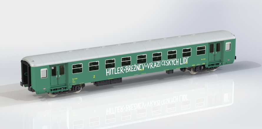 Osobní vůz Bai 8dv 1968 