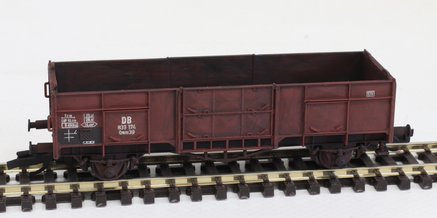 Otevřený vůz Omm 39 DB patinovaný