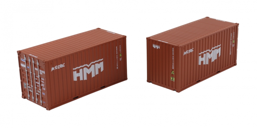 2-dílný set Container 20‘ HMM - High Cube