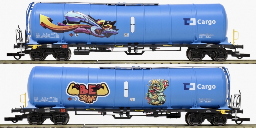 Zacns 98 ČD Cargo graffity