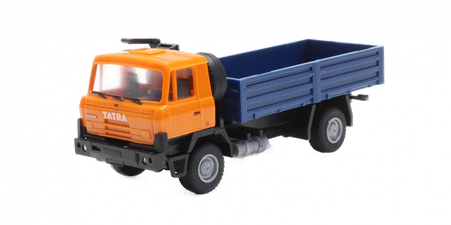 Tatra 815 4x4 oranžová / modrý valník